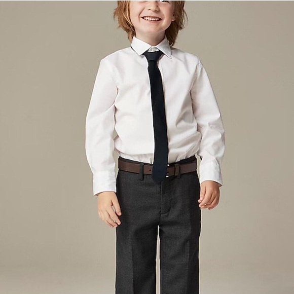 NWT J. Crew Kids Crewcuts Silk Tie in Navy - Picture 2 of 4